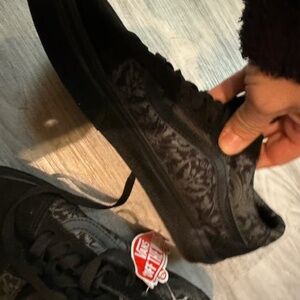 VANS  Halloween design, size 5.5 kids 7 women